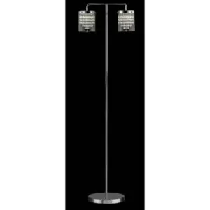 Image of Impex Florina LED Chrome Floor Lamp
