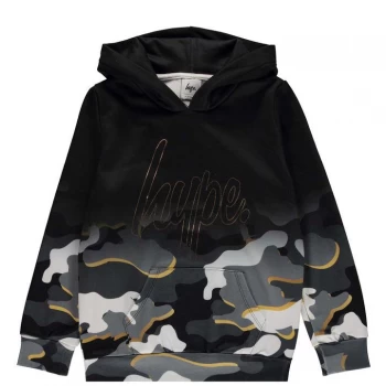Image of Hype Line Hoodie Junior Boys - Gold