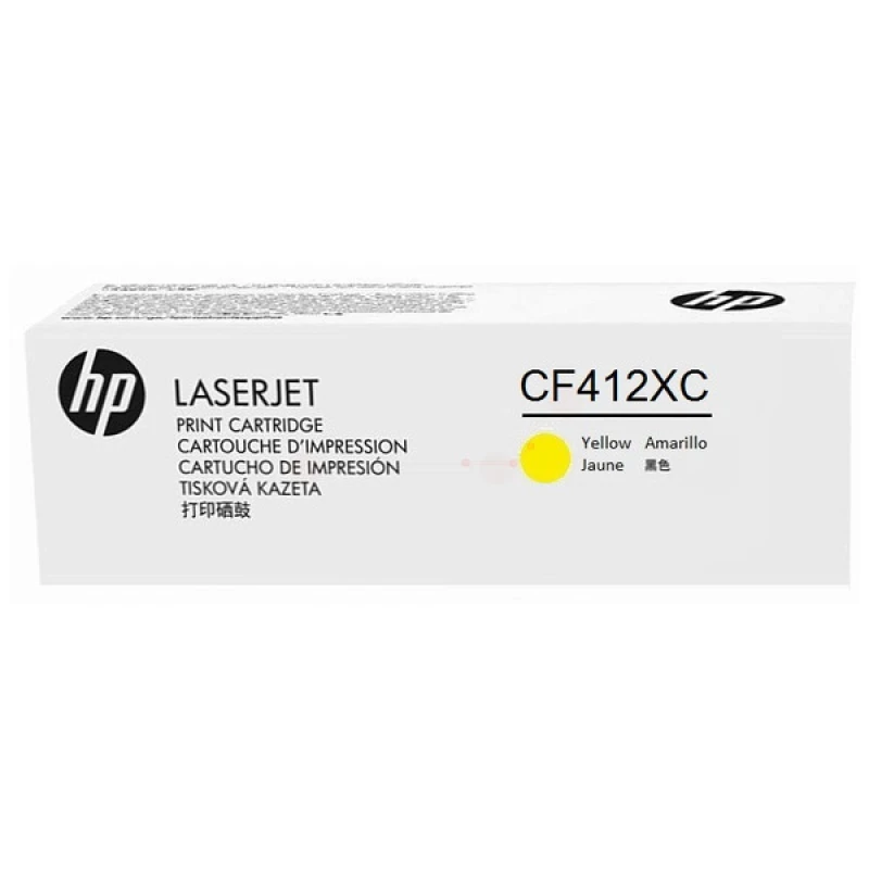 Image of HP CF412XC/410X Toner cartridge yellow Contract. 5K pages ISO/IEC 1979