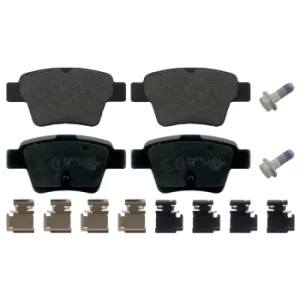 Image of Brake Pad Set 16813 by Febi Bilstein Rear Axle
