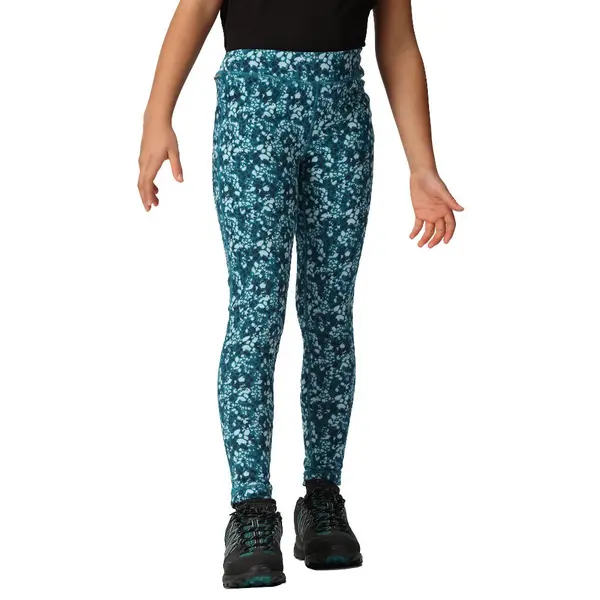 Image of Regatta Kids Barlia Winter Legging - Teal, Green, Size 11-12 Years
