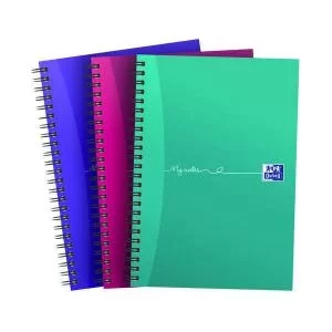 Image of Oxford My Notes Wirebound Notebook 200 Pages A5 Pack of 3 400159503