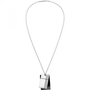 Image of Mens Calvin Klein Stainless Steel Constructed Pendant