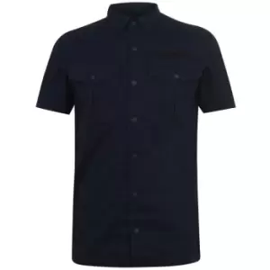 Image of Superdry Edit Short Sleeve Shirt - Blue