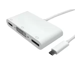 Image of Cables Direct USB Type-C to HDMI, DVI or DisplayPort Adaptor