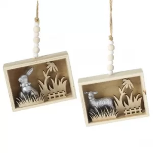 Image of Wooden Hanging Decorations (One Random Supplied) by Heaven Sends