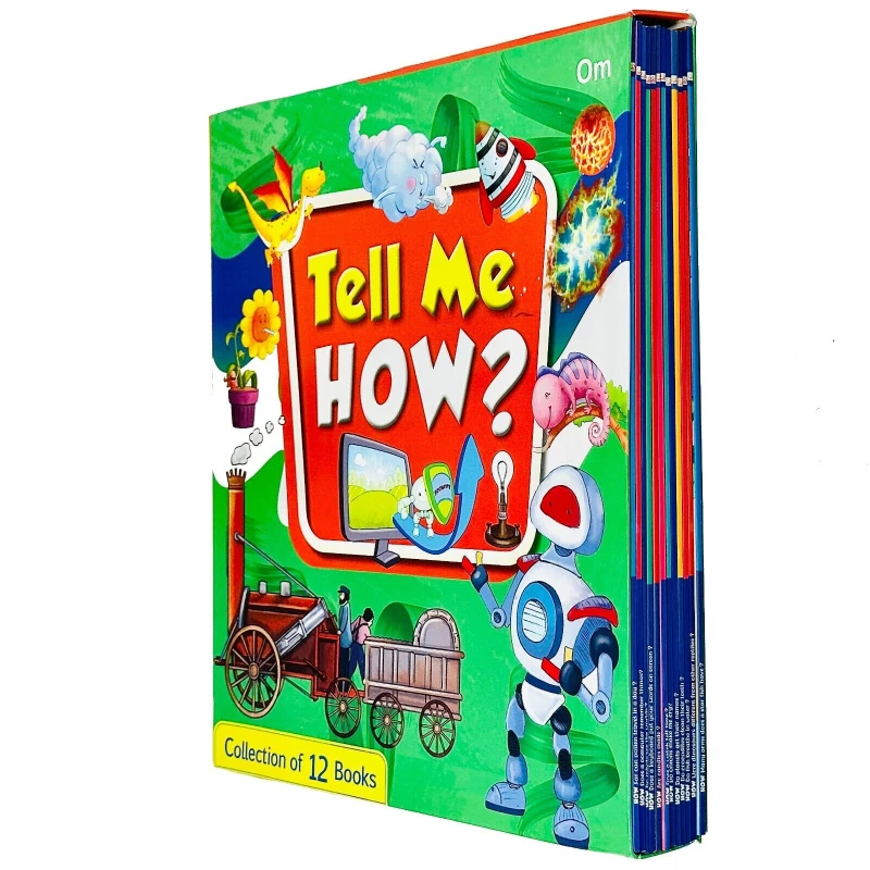 Image of Tell Me How? Collection Of 12 Books Set Encyclopedia: How Do Fish Breathe In Water? Om Books Books