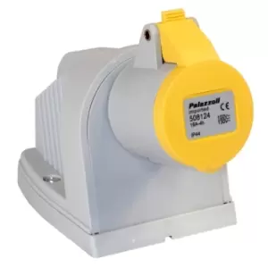 Image of Lewden 508124 Surface Angled Socket 16A 3P 110V 4H IP44 M20