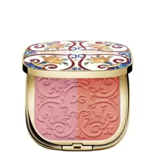 Image of Dolce & Gabbana Solar Glow Illuminating Powder Duo - Tender Apricot 10g