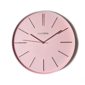 Image of HOMETIME Blush Wall Clock with 3D Baton Dial - 35cm