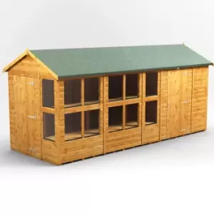 Image of 16X6 Power Apex Potting Shed Combi Including 6ft Side Store