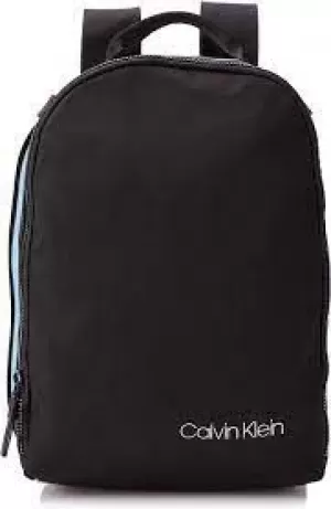 Image of Calvin Klein Mens Round Backpack - CK Black