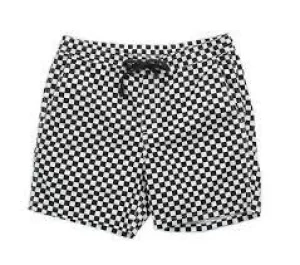 Image of Vans Checkerboard Bike Short In Black & White