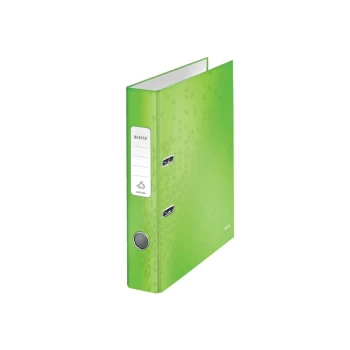 Image of 180 WOW Laminated Lever Arch File 50 MM A4. Green - Outer Carton of 10