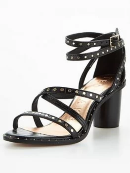 Image of Ted Baker Studded Mid Heel Gladiator Sandal - Black, Size 40, Women