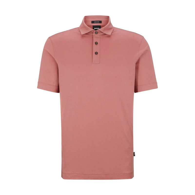 Image of Boss Press 53 Polo Shirt Open Pink male Small