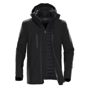Image of Stormtech Mens Matrix System Jacket (L) (Black/Carbon)
