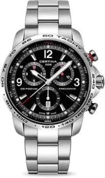Image of Certina Watch DS Podium Big Size Chrono 1/100 Sec Quartz - Black
