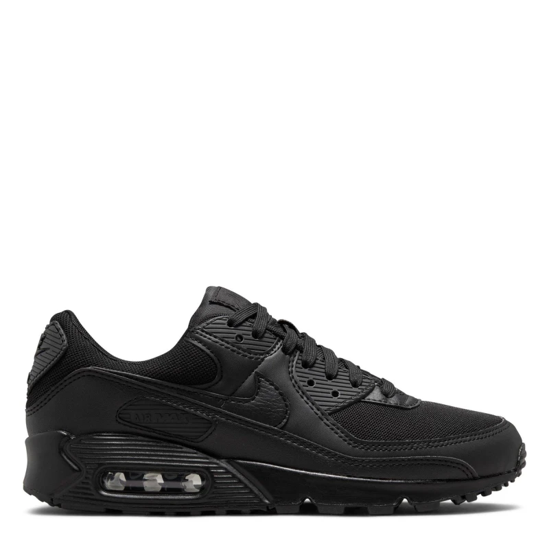 Image of Nike Air Max 90 Womens Shoes Black-bla unisex 7