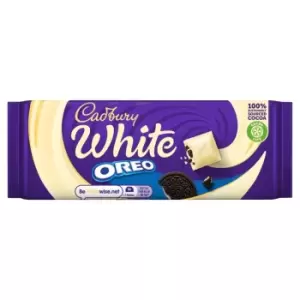 Image of Cadbury Oreo White Chocolate Bar, 120g