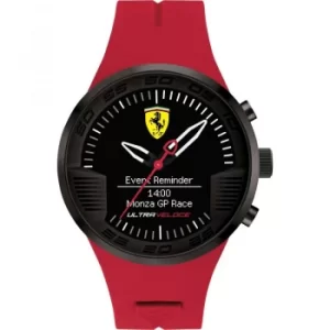 Image of Mens Scuderia Ferrari Connect Hybrid Alarm Watch