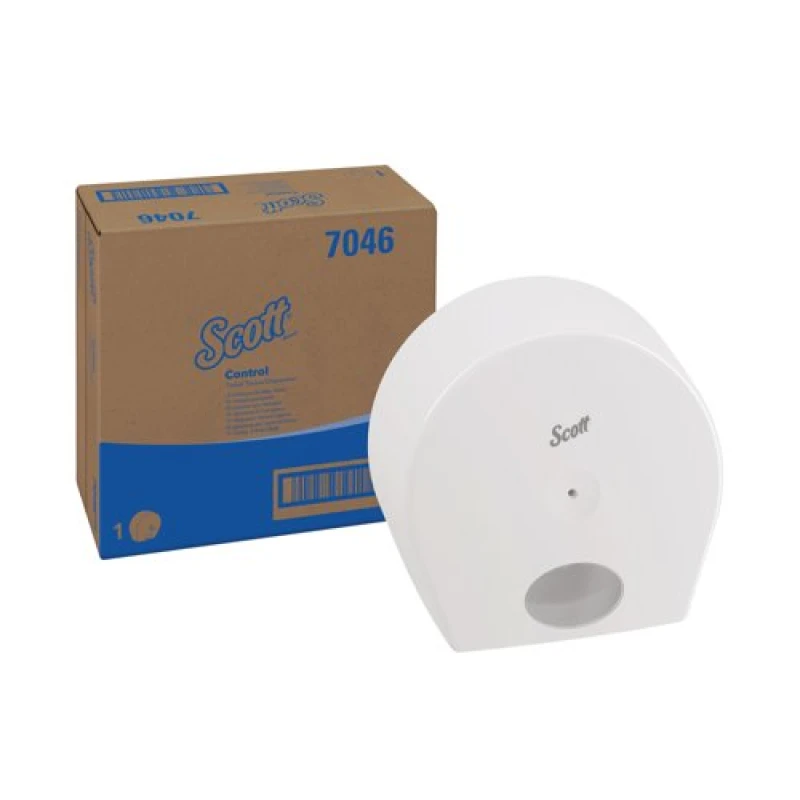 Image of Scott Control Toilet Tissue Dispenser Centrefeed W307x127x313mm White 167834