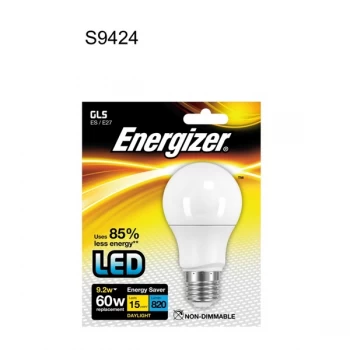 Image of Energizer LED GLS 806lm E27 Daylight ES 9.2w