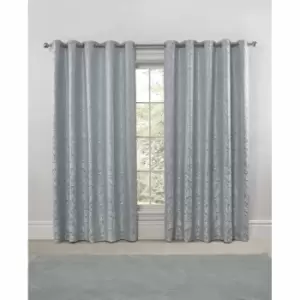 Image of Emma Barclay Eden Eyelet Curtain 66 X 54 Duck (pair)