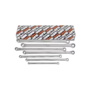 Image of Beta Tools 88/S7 7pc Extra Long Double End Flat Bi-Hex Ring Wrench Set 000880107