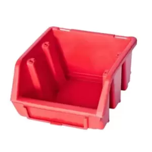 Image of Patrol Group Ergo S Box Plastic Parts Storage Stacking 116 x 112 x 75mm - Red, P