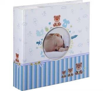 Image of HAMA 1926 Memo Tim Photo Album - White & Blue, 100 Pages, White