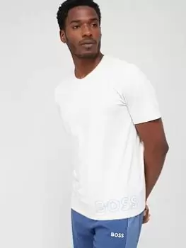 Image of BOSS Bodywear Identity Lounge T-Shirt - Natural, Size L, Men