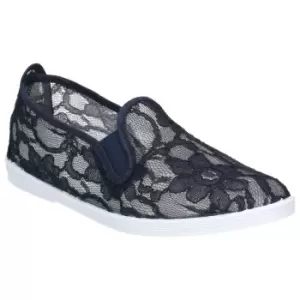 Image of Flossy Womens/Ladies Bimba Slip On Shoe (4 UK) (Navy)