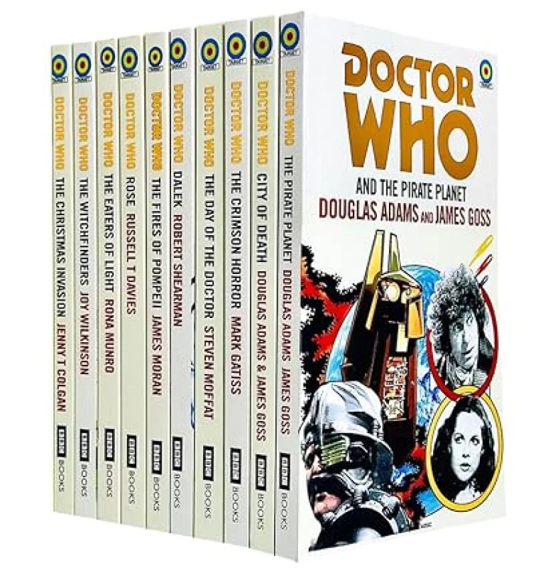 Image of Doctor Who: Target 10 Books Collection Set (Pirate Planet, City of Death, Crimson Horror) Various Books