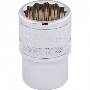 Image of Draper 1/2" Drive Hi Torq Bi Hexagon Socket Metric 1/2" 18mm