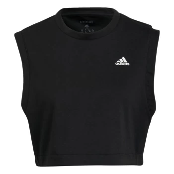Image of adidas Designed to Move Studio Sport Tank Top Womens - Black