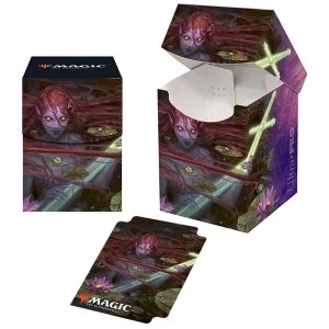 Image of Ultra Pro Magic The Gathering: Throne of Eldraine - Lurker of the Lake PRO 100+ Deckbox