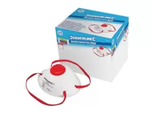 Image of Silverline 427698 Moulded Valved Face Mask FFP3 NR 10 pack