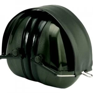 Image of 3M Peltor Optime II H520F Green Over-the-Head Earmuffs
