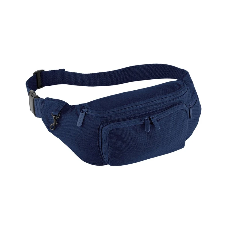 Image of Quadra Plain Waist Bag in Navy Navy Unisex One Size