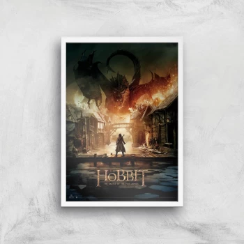 Image of The Hobbit: Battle Of The Five Armies Giclee Art Print - A2 - White Frame