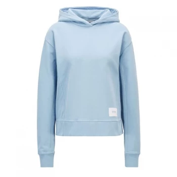Image of Hugo Boss Esqua Pullover Hoodie Pastel Blue Size S Women