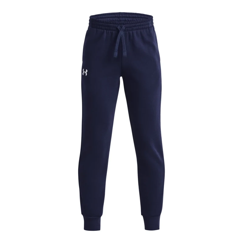 Image of Under Armour Logo Fleece Jogging Pants Junior Boys - Blue Blue 9 - 10 Years