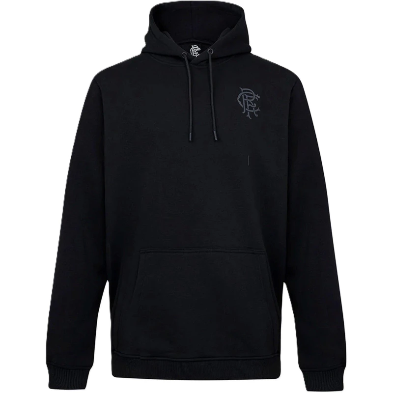 Image of Castore Mens Rangers Hoodie Black/Ebony male S