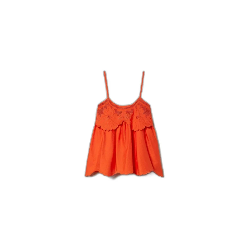 Image of Twinset Womens crop top Twinset Orange Female 44