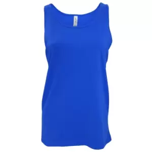 Image of Canvas Adults Unisex Jersey Sleeveless Tank Top (M) (True Royal)