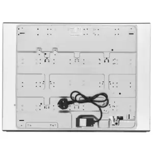 Image of Montpellier MGH75BG 70cm 5 Burner Gas Hob on Black Glass Wok Burner