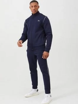 Image of Lacoste Sports Zip Through Tracksuit - Navy