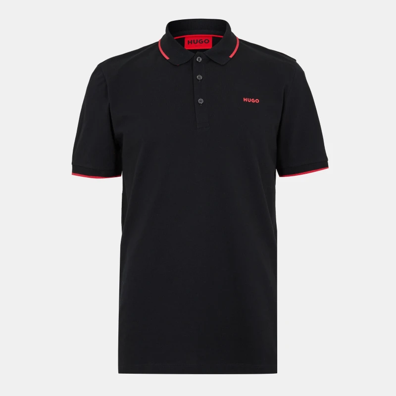 Image of Hugo Dinoso Polo Shirt Black 001 male XL