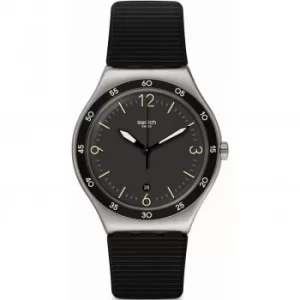 Image of Mens Swatch Black Suit Big Classic Watch